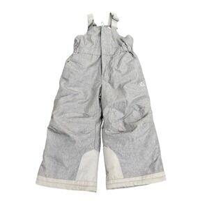 Gerry Kids Snow Bib Pants Gray 3T Insulated Ski Snowboarding Winter Overalls